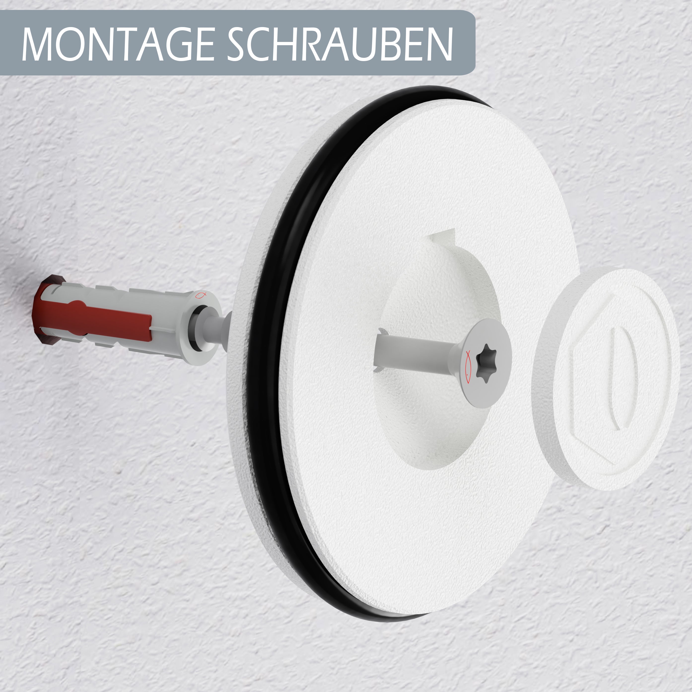 Wandhalterung Siebträger 58mm "unsichtbar"
