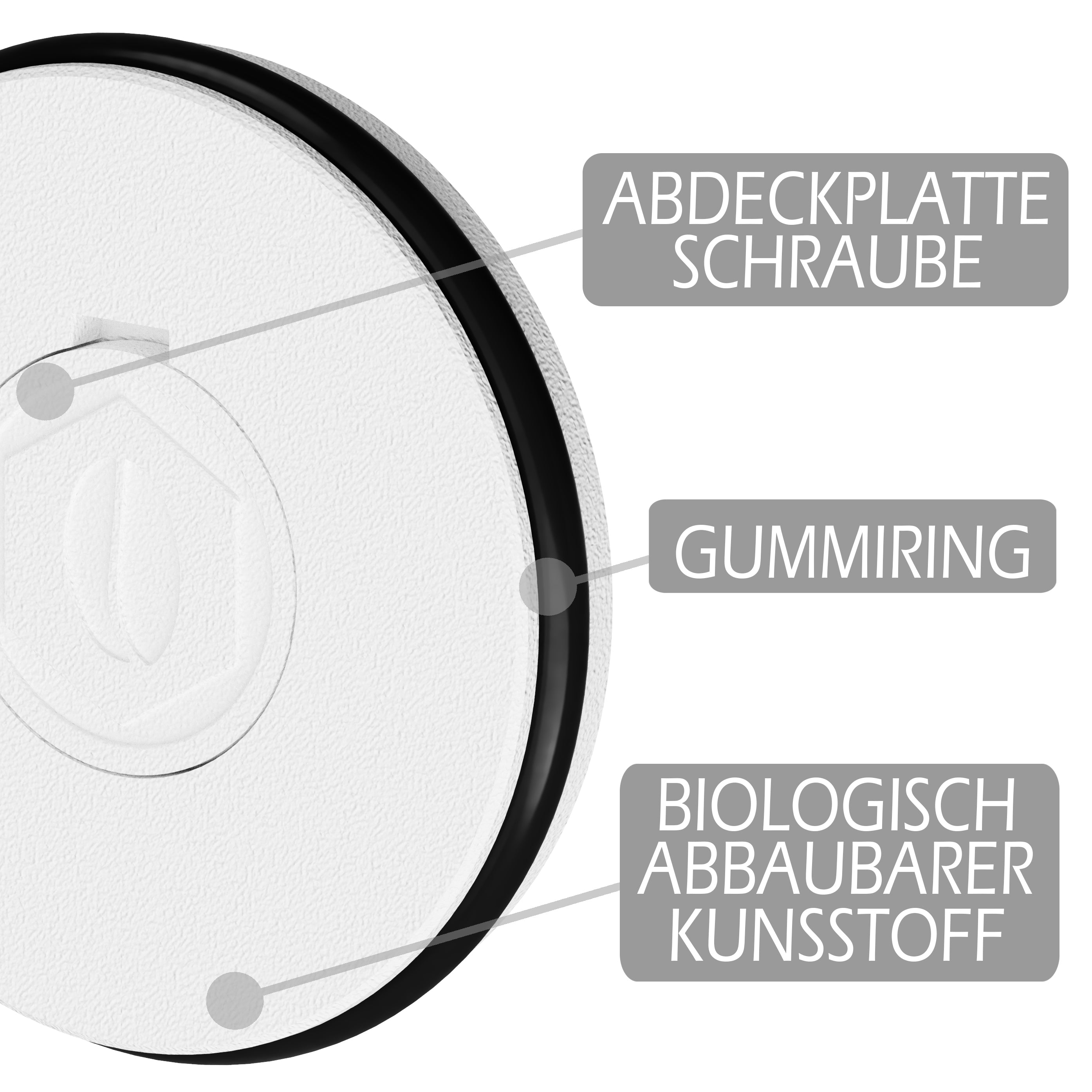 Wandhalterung Siebträger 58mm "unsichtbar"