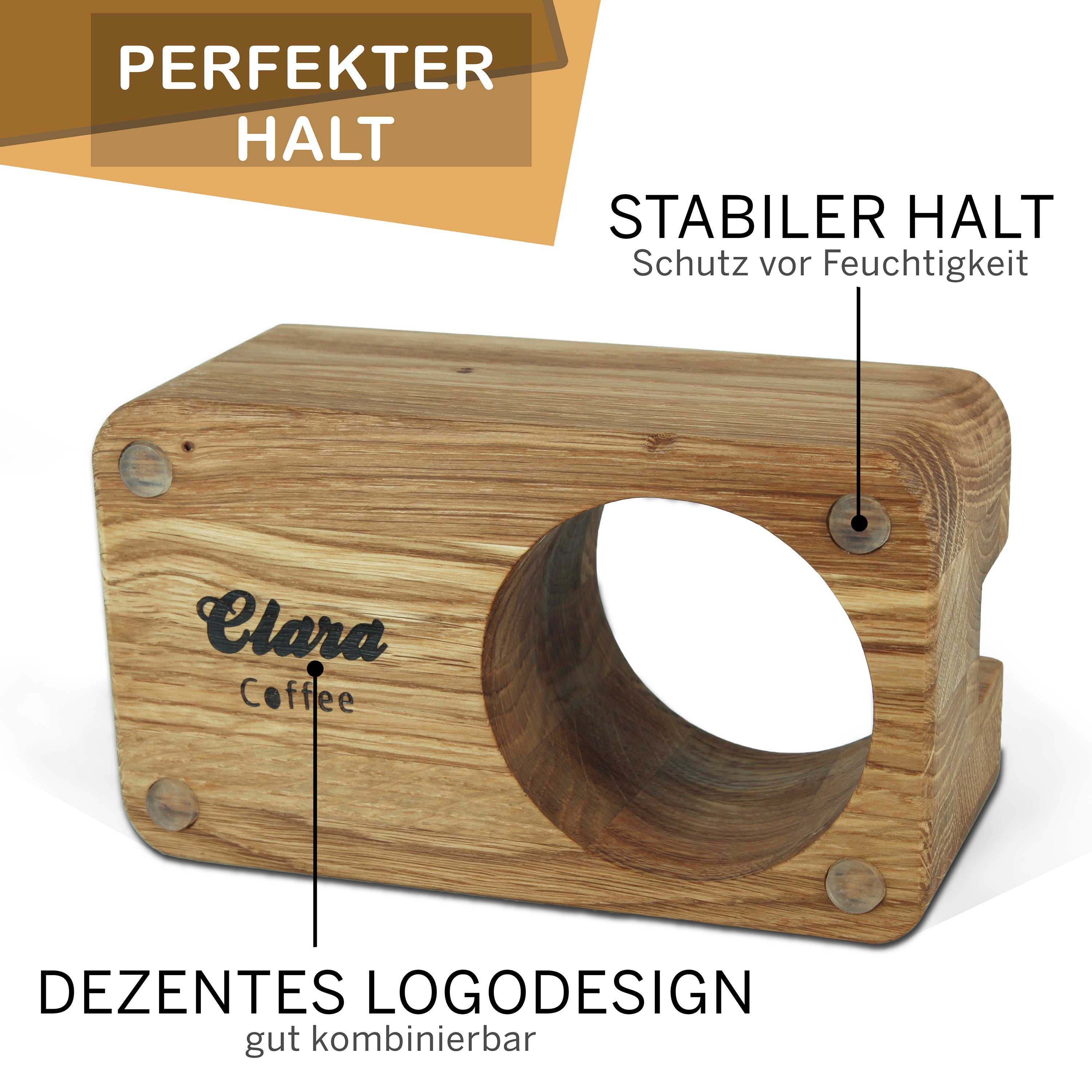 Tamperstation 58mm mit Tamper Ablage