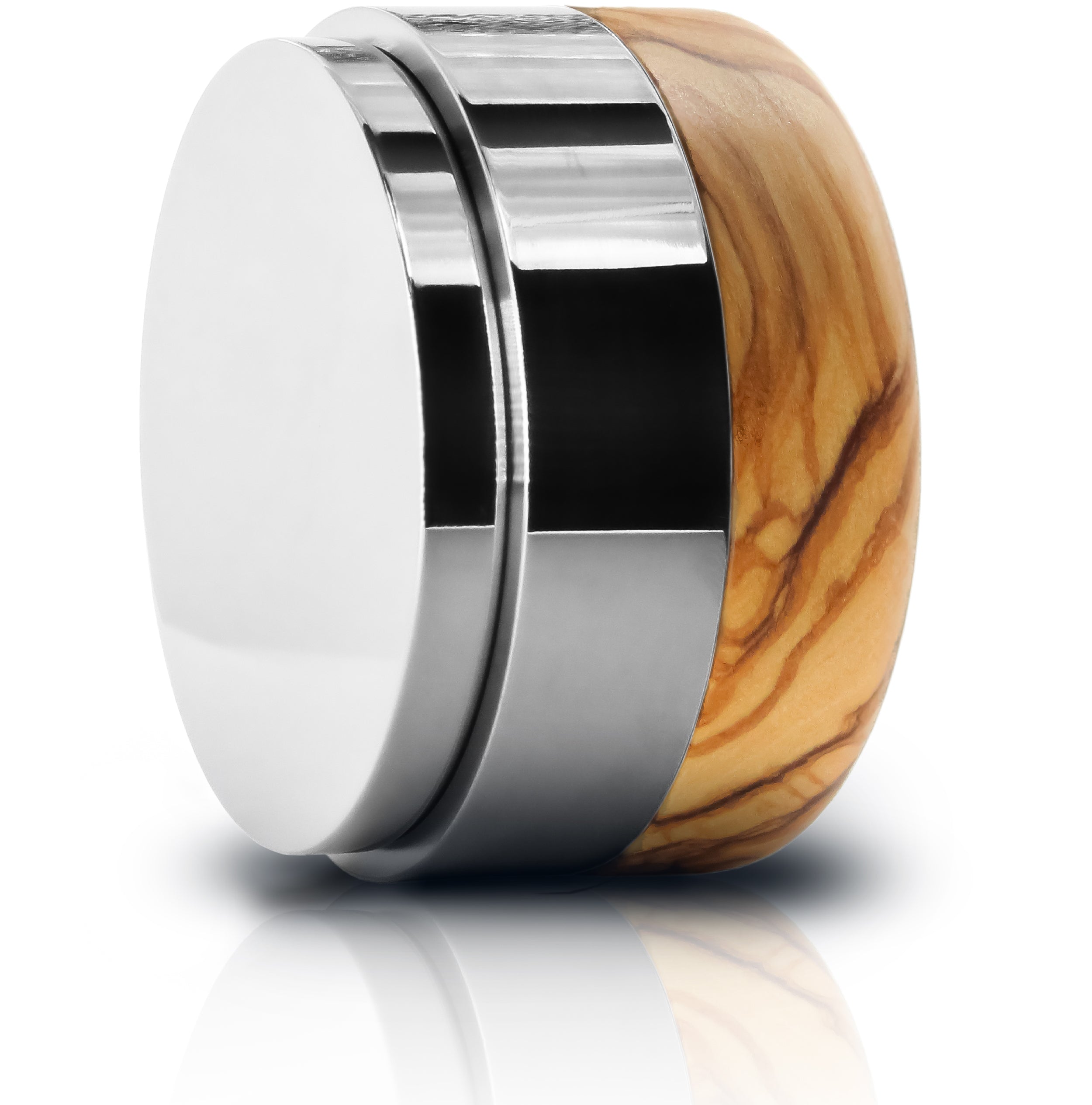 Flat Tamper 58mm & 58,5mm aus Olive für perfekte Ergebnisse