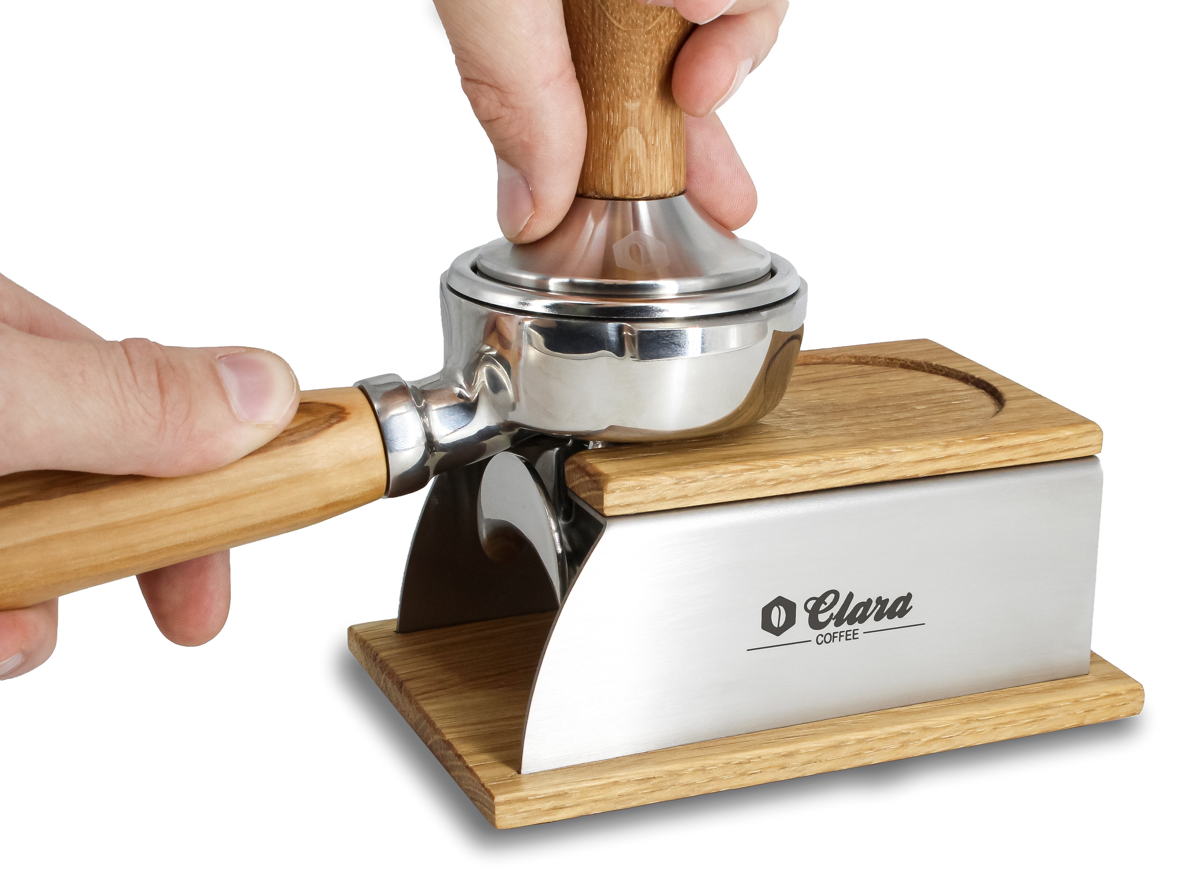 Tamperstation Universal mit Tamper Ablage
