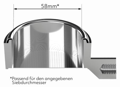 Tamperstation 58mm aus Olivenholz in Deutschland produziert