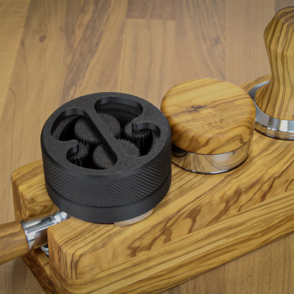 Präzises WDT Espresso Verteilungstool mit Planetary Spinning Gear Design 58mm